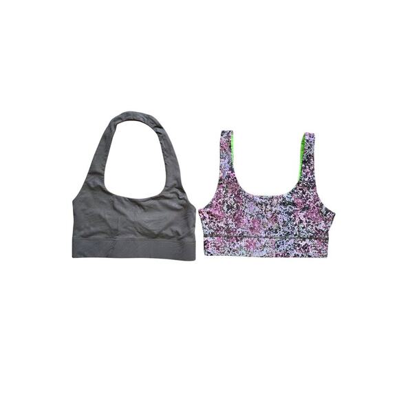 Fabletics Reversible Sports Bra Bundle Harlow Halter and Harlyn Size M - Picture 1 of 4